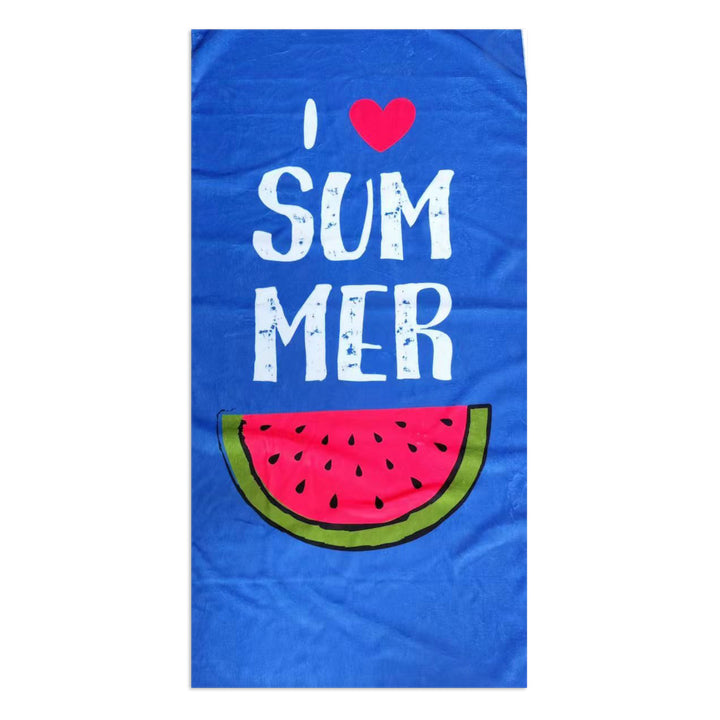Beach towel with stylish palm motif Bowlift