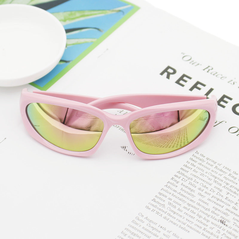 Women’s sporty sunglasses with high-quality UV protection material Bowlift