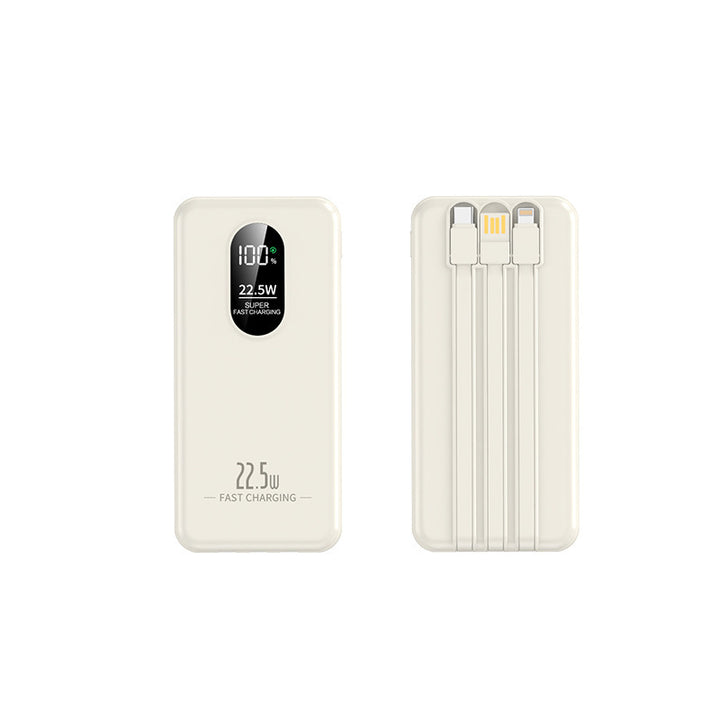 Portable power bank with intelligent fast charging function and digital capacity display Bowlift