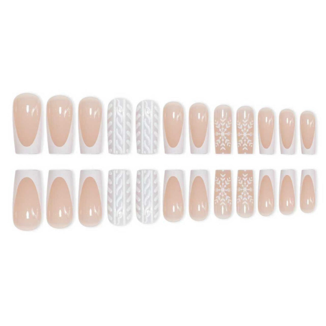 Seasonal French Tip Nail Art Set Bowlift