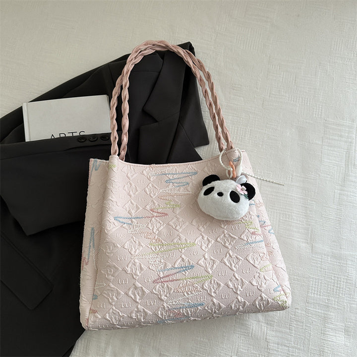 Quilted Decorative Shoulder Bag Bowlift