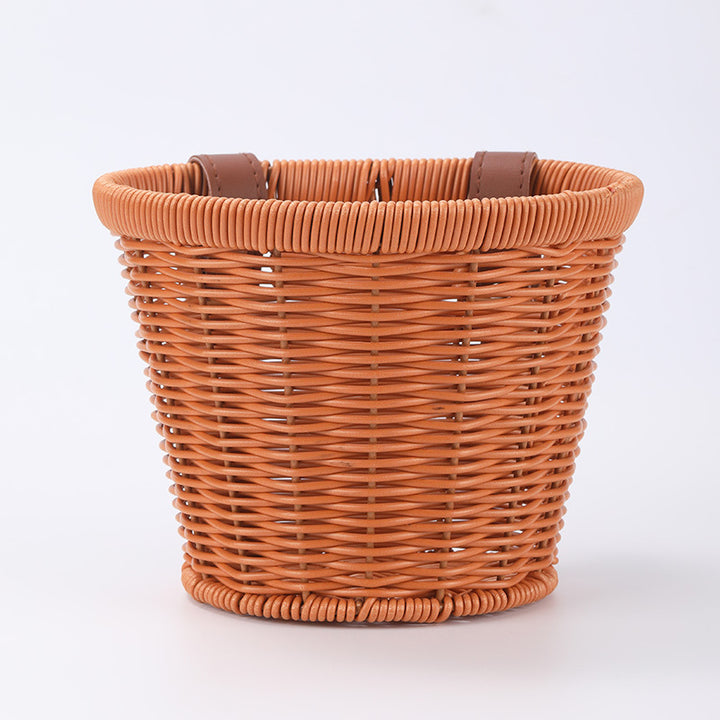 Women’s modern and stylish storage basket with leather handles Bowlift