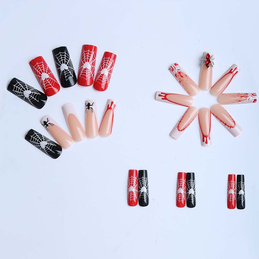 Creative Halloween-themed nail art Bowlift