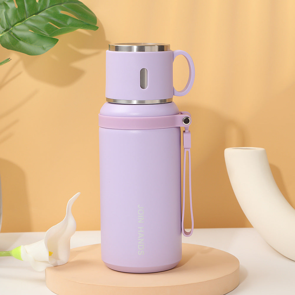 Women Thermo Drinking Container with Integrated Leak Protection Bowlift
