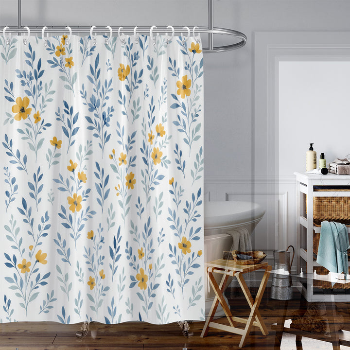 Bath Shower Curtain Bowlift