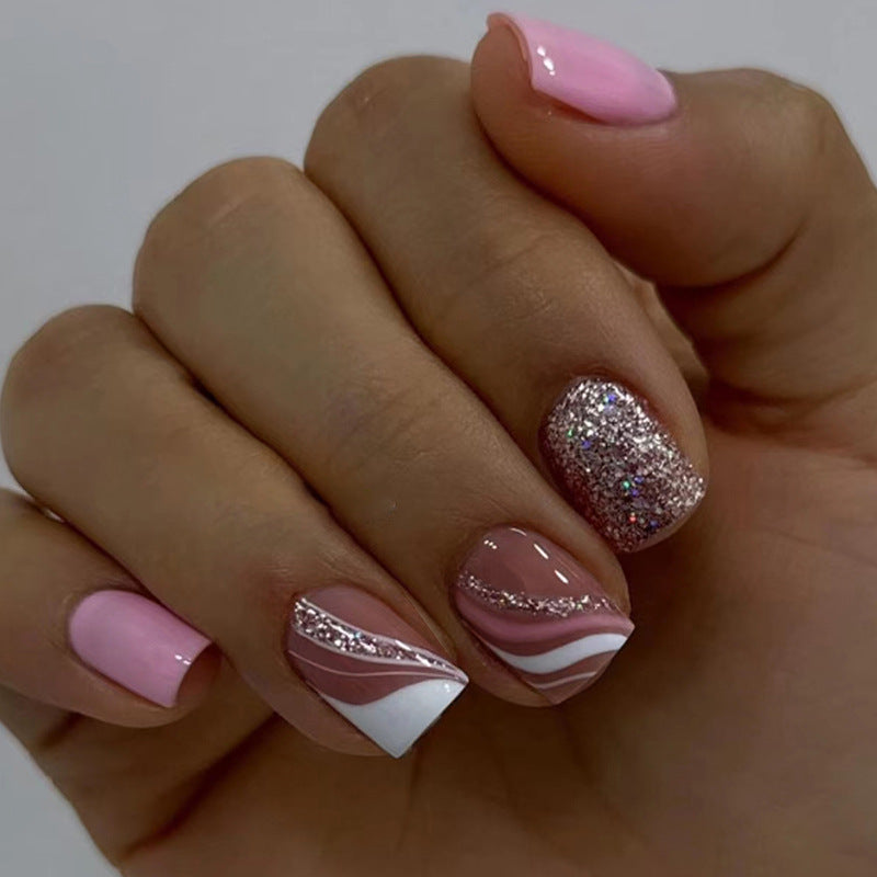 Artistic Glitter Nail Design Set Bowlift