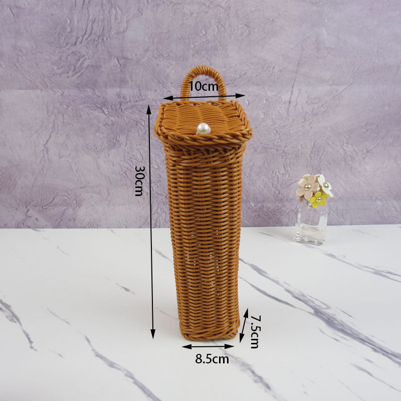 Woven Storage Basket with Handle Bowlift
