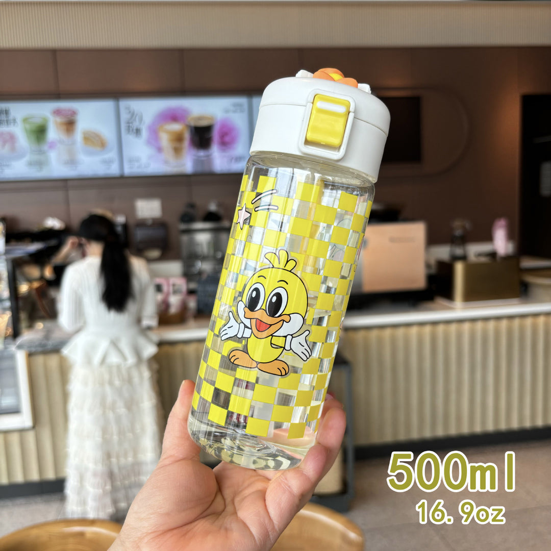 Women's funny drinking bottle with sealed lid Bowlift