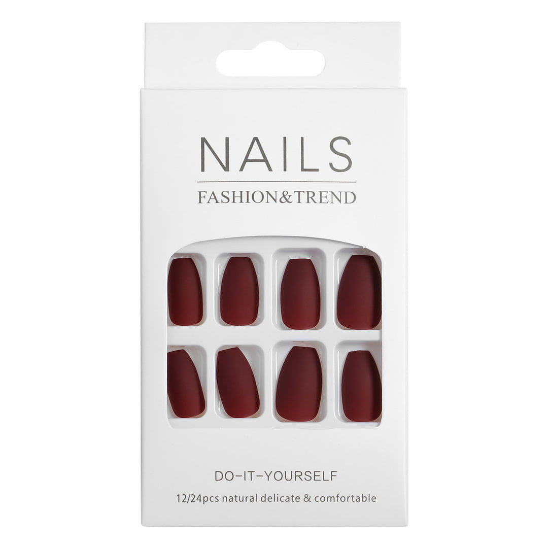 Artistic Matte Press-On Nail Tips Bowlift