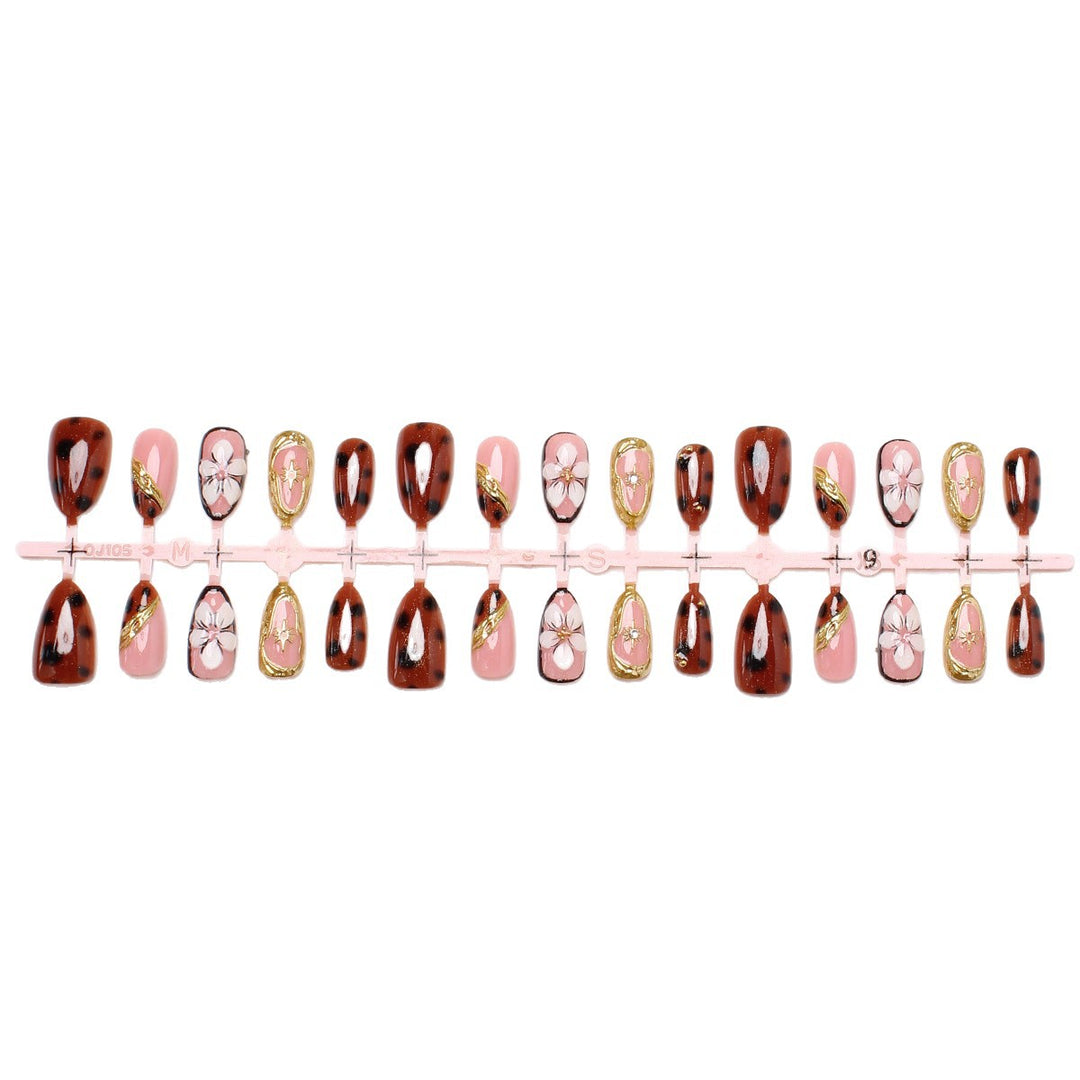 Artistic Press-On Nail Art Set Bowlift