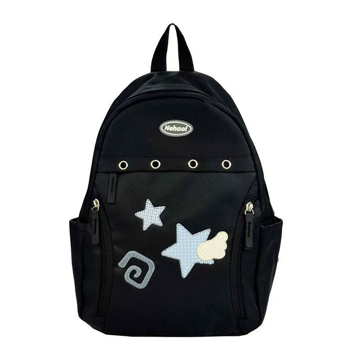 Artistic Embroidered Backpack Bowlift