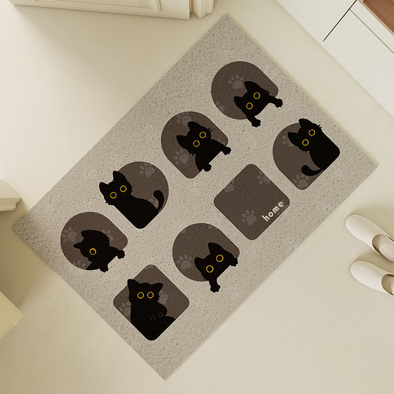 Cat-Themed Area Mat Bowlift