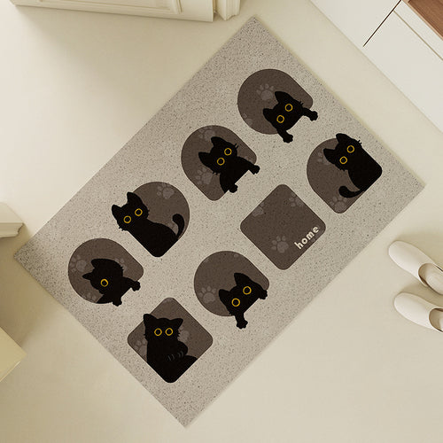 Cat-Themed Area Mat Bowlift