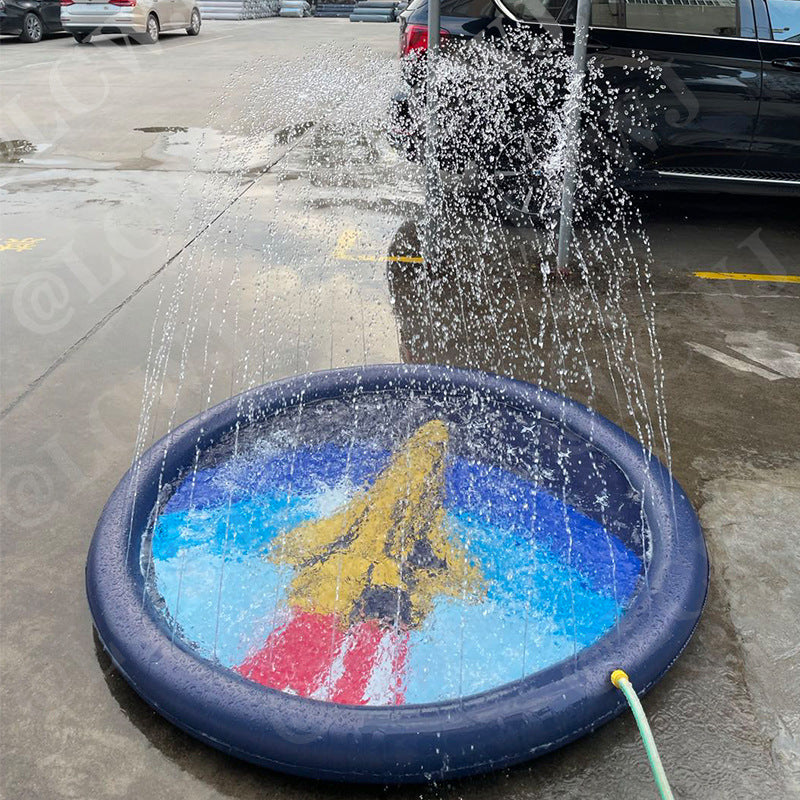 Unisex Water-Splash Play Mat Bowlift