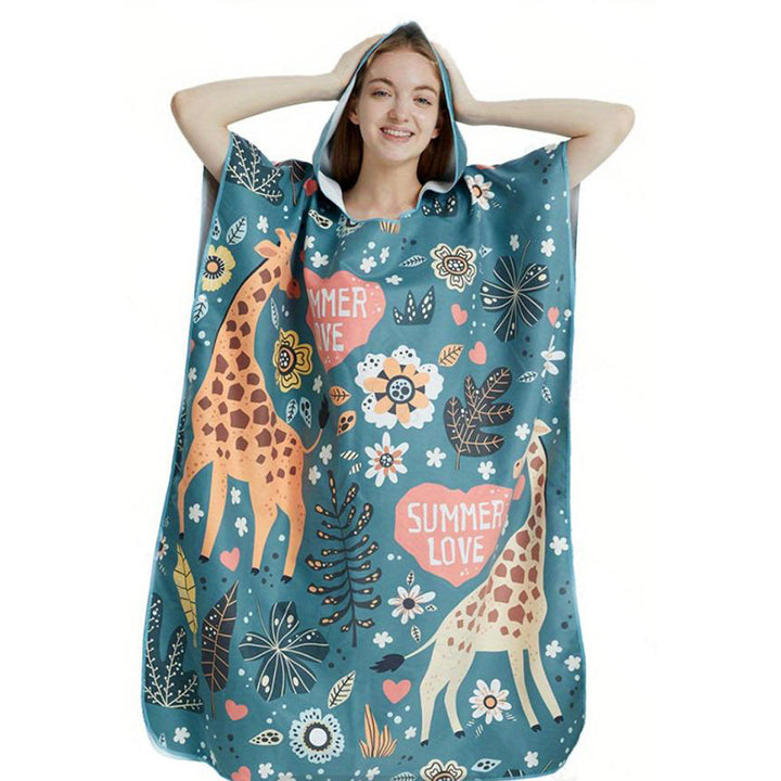 Badeponcho with stylish design and practical hood Bowlift