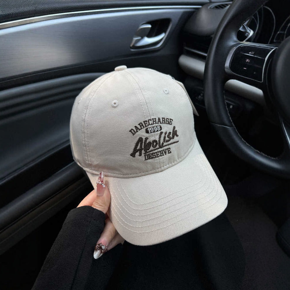 Men's Casual Distressed Graphic Cap Bowlift