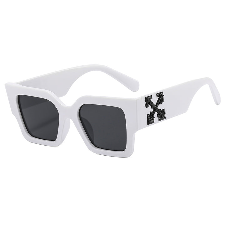Women's Designer Sunglasses with striking geometric frame Bowlift