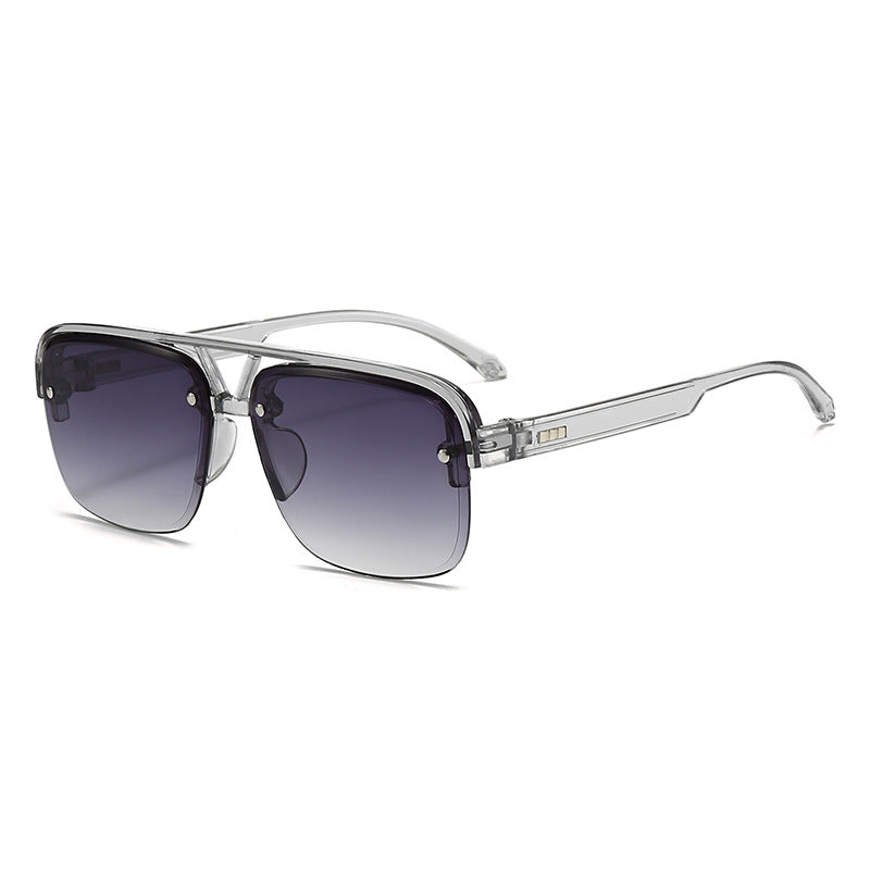 Women’s fashionable square sunglasses with transparent frame Bowlift