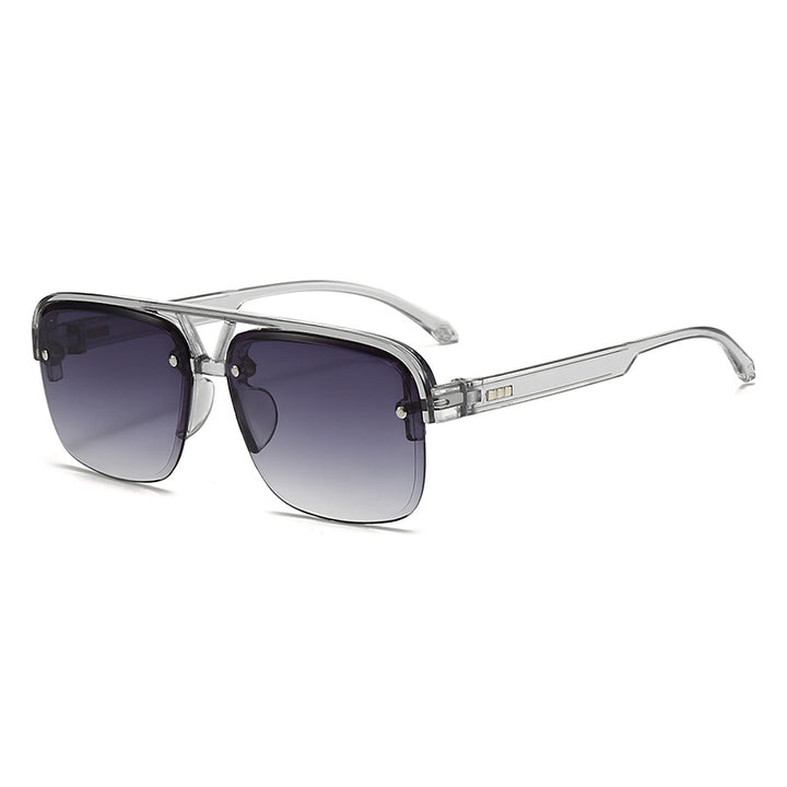 Women’s fashionable square sunglasses with transparent frame Bowlift