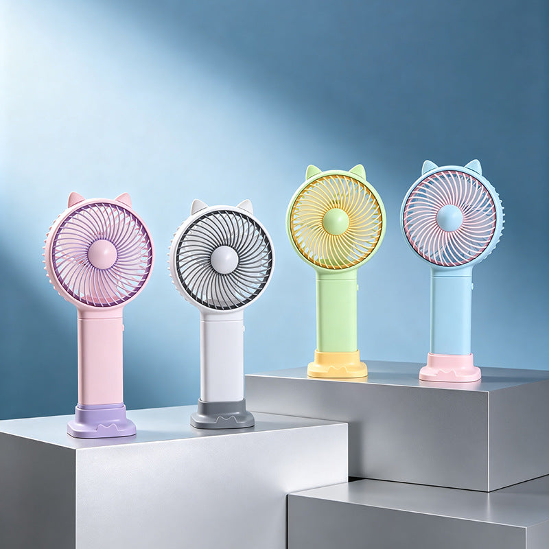 Ladies Portable Hand Fan with Ergonomic Design Bowlift