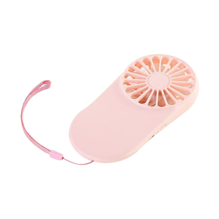 Women's portable hand fan with integrated wristband Bowlift
