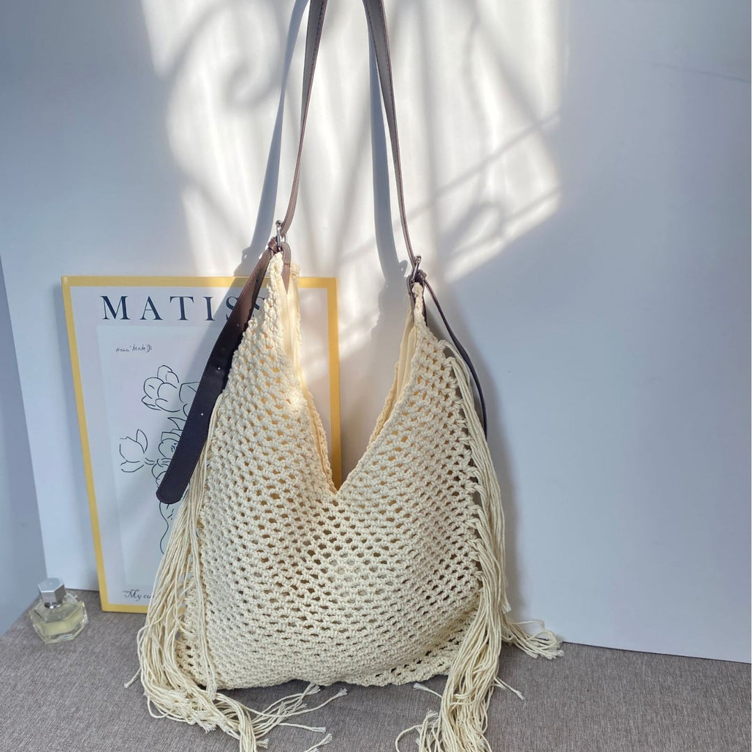 Stylish Macrame Shoulder Bag Bowlift
