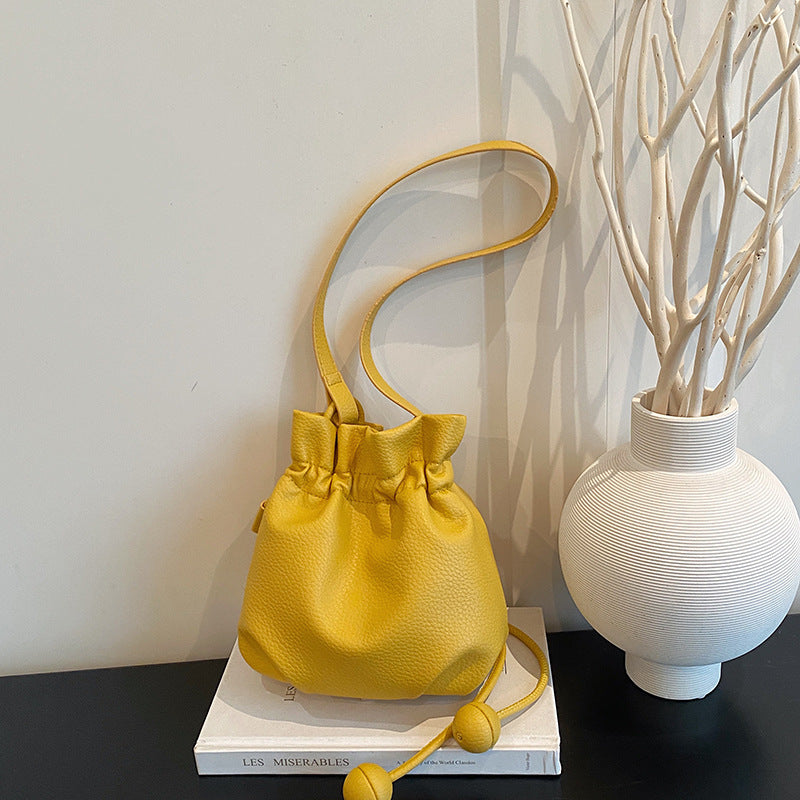 WoStylish Drawstring Bucket Handbag Bowlift