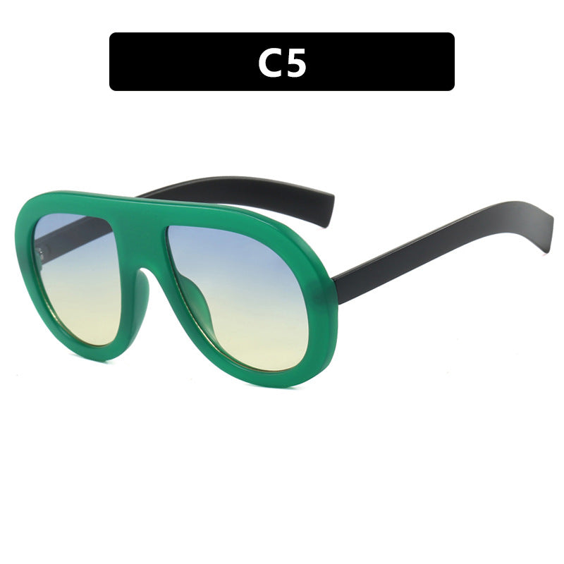 Ladies oversized sunglasses in futuristic design Bowlift