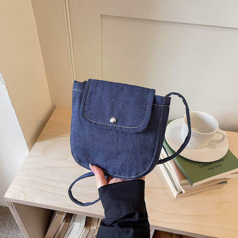 WoVintage Denim Crossbody Bag Bowlift