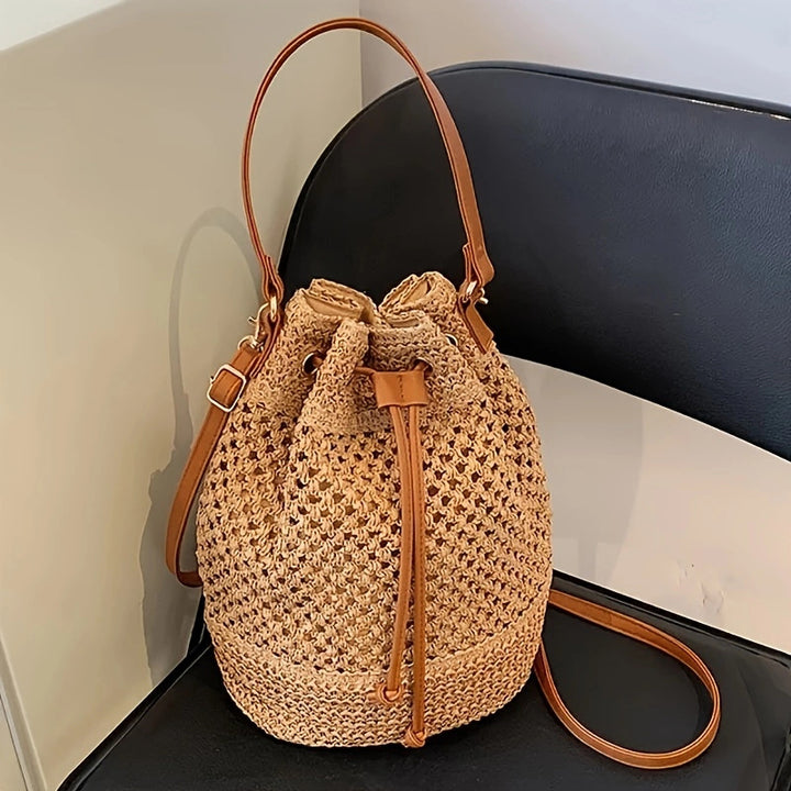 Hand-knotted bags with foldable design Bowlift