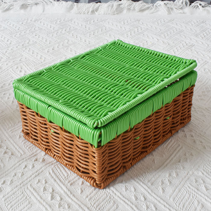 Decorative Woven Storage Caddy Bowlift