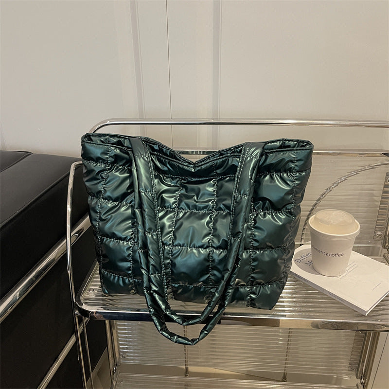 Padded Quilted Tote Bag Bowlift