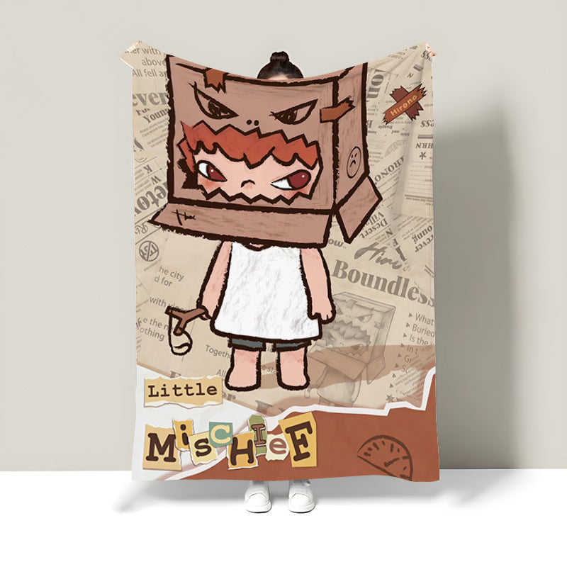 Art-Inspired Plush Blanket