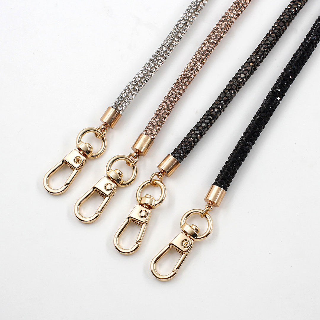 Stylish Crystal-Embellished Handbag Strap Bowlift