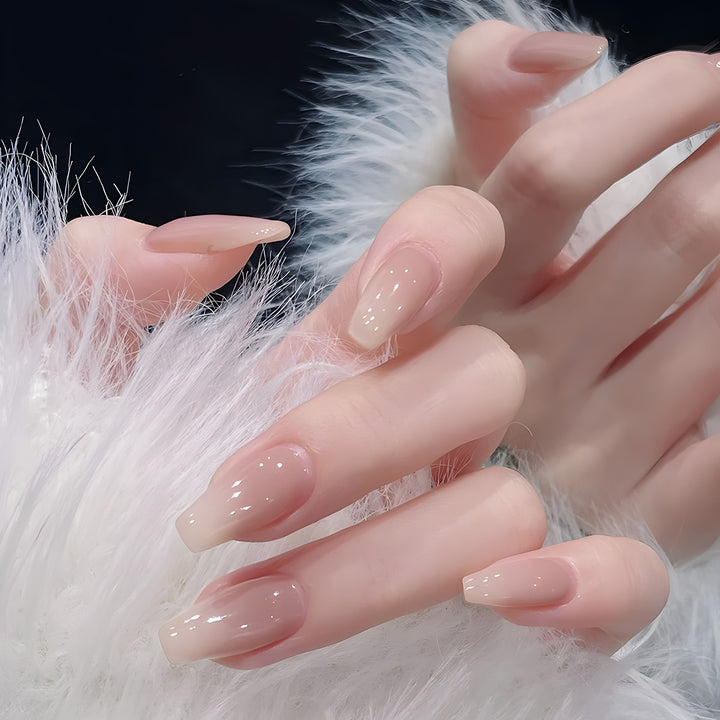 Elegant Long Press-On Nails Bowlift