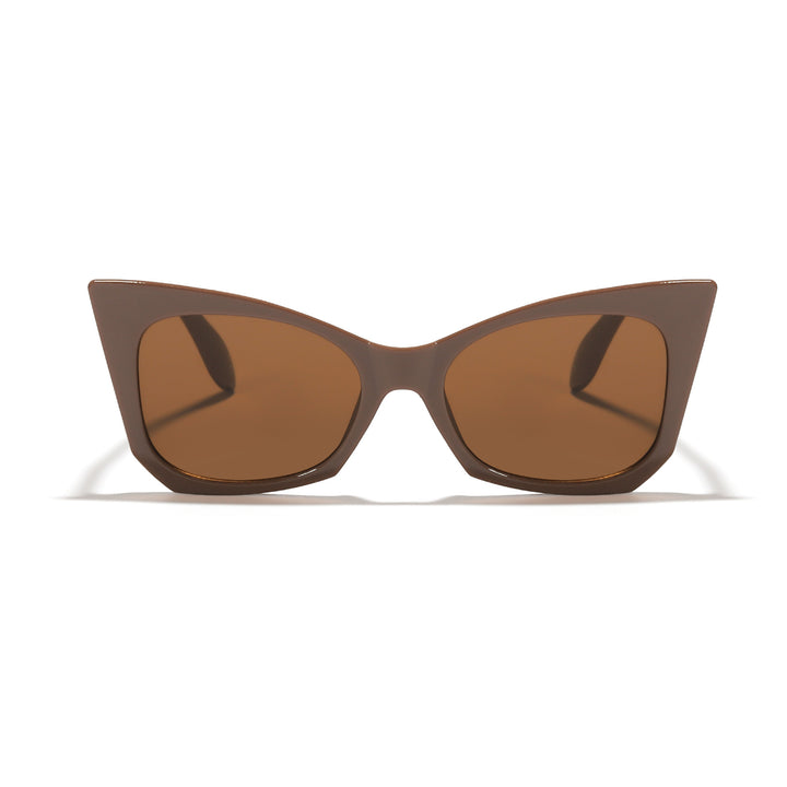 Women's sunglasses in trendy cat-eye design with striking leopard pattern Bowlift