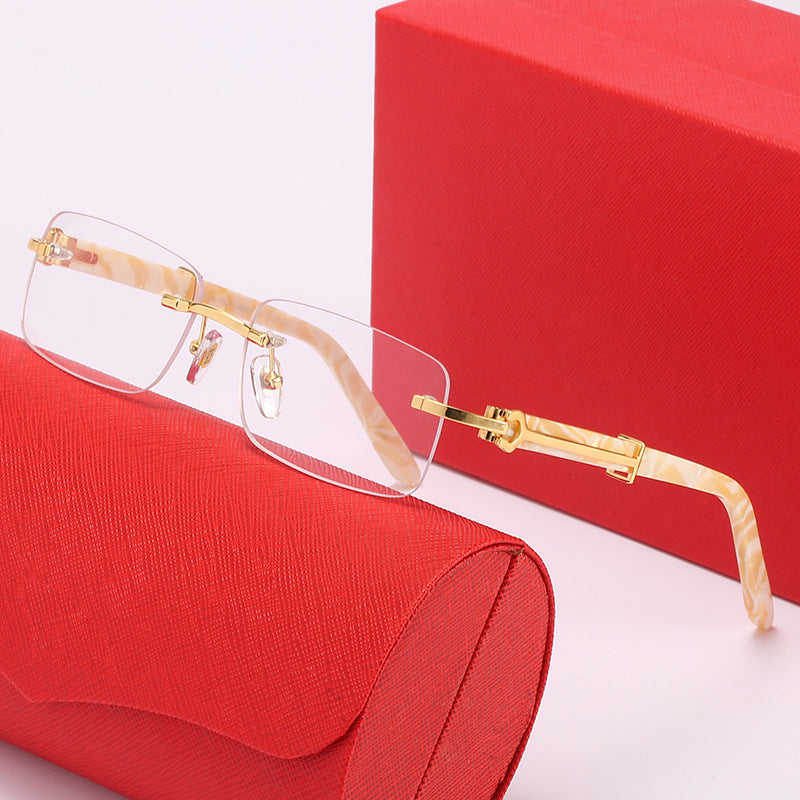 Women elegant Rectangular Glasses Bowlift