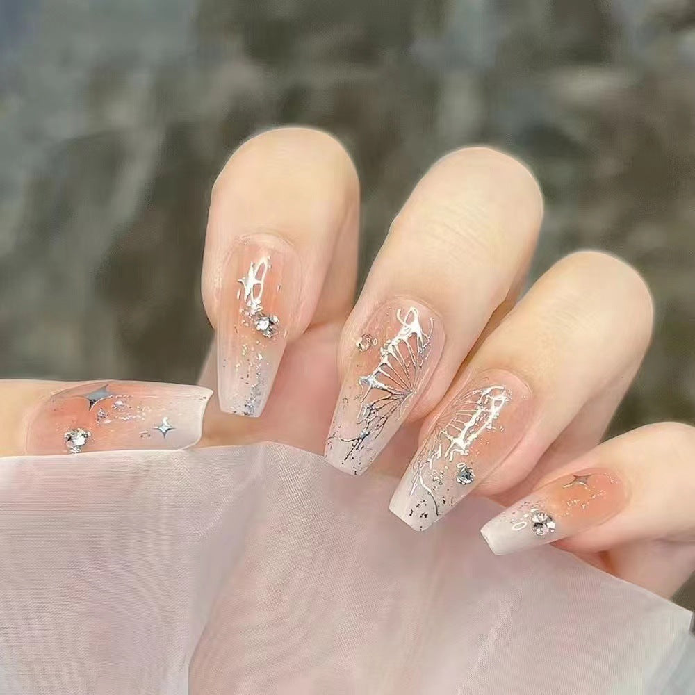 Artful Nail Art with Cute Bunny Pattern Cold Bowlift