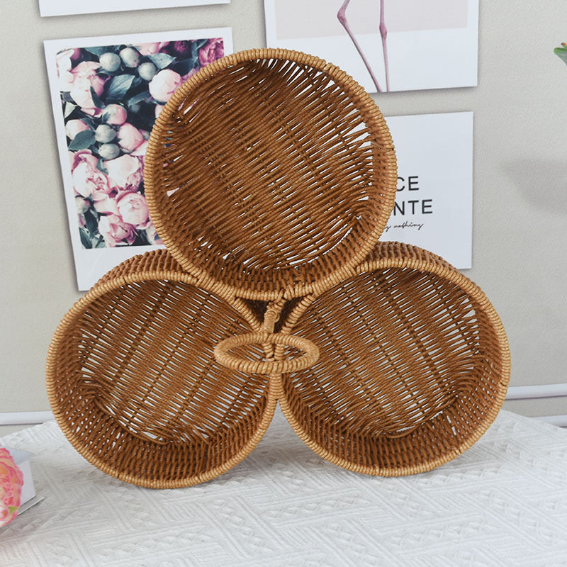 Multi-Functional Woven Storage Baskets Set Bowlift