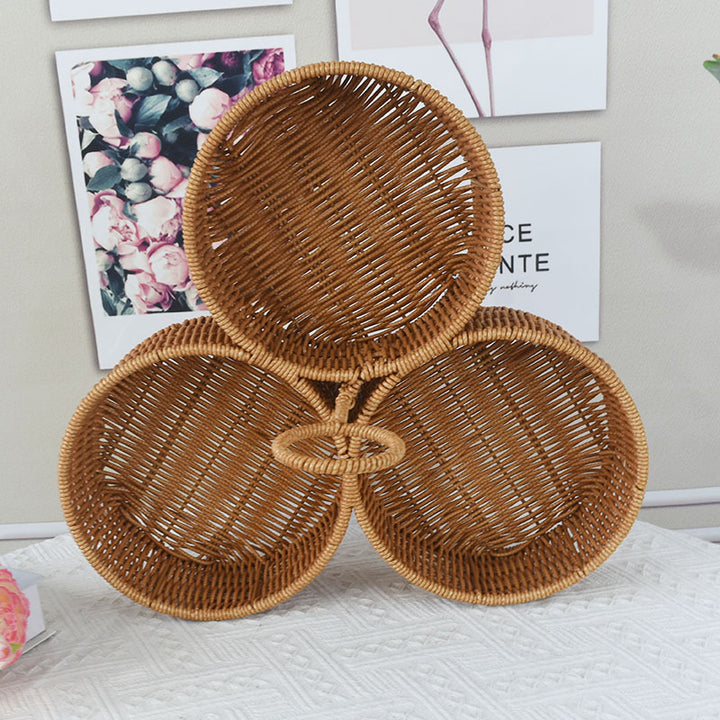 Multi-Functional Woven Storage Baskets Set Bowlift