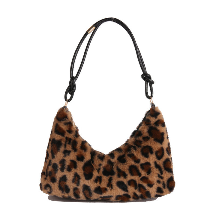Chic Faux Fur Crossbody Bag Bowlift