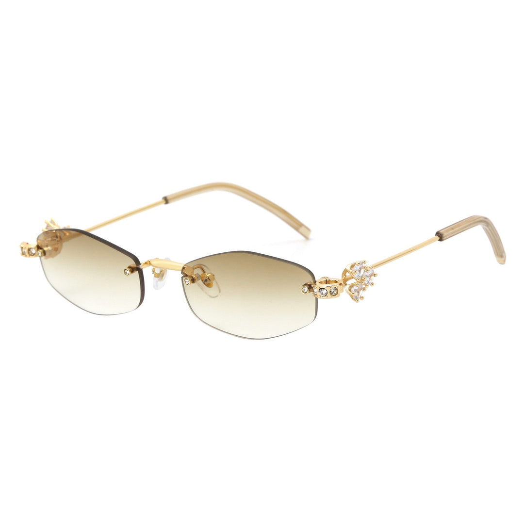 Ladies Designer Sunglasses with Luxurious Embellishments Bowlift