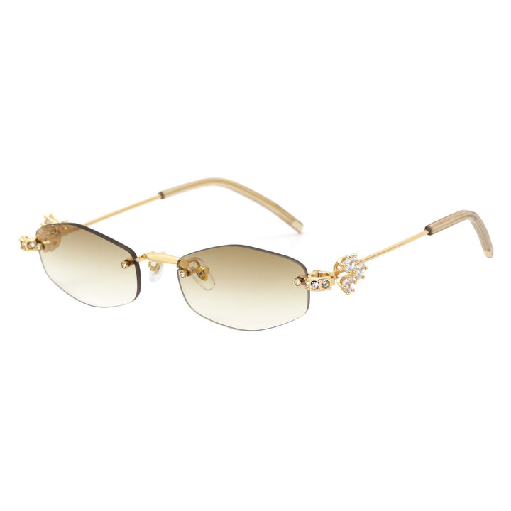 Ladies Designer Sunglasses with Luxurious Embellishments Bowlift