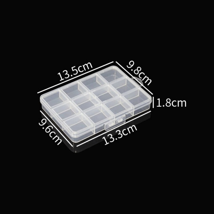 Multi-Compartment Craft Organizer Box Bowlift