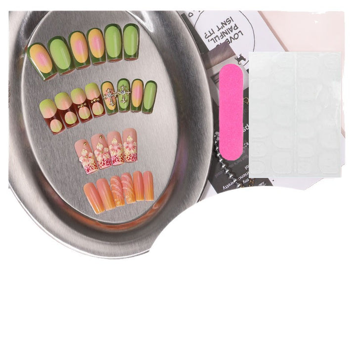 Creative Floral Press-On Nail Tips Bowlift