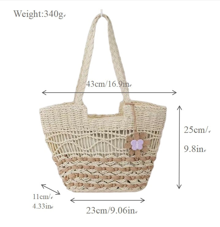 Handwoven Beach Tote Bowlift