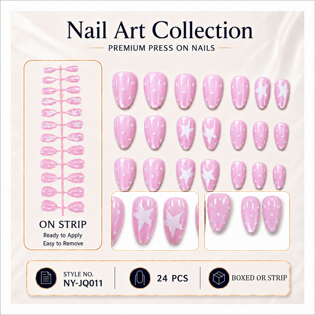 Premium Artificial Nail Set Bowlift