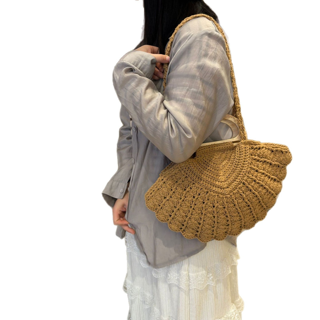 Hand-knotted shoulder bag Bowlift