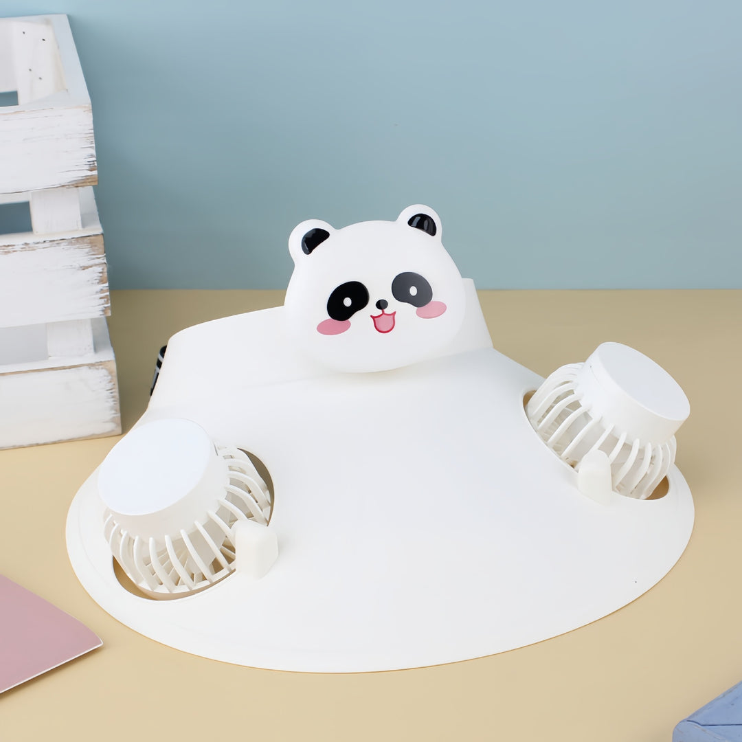 Ladies Comfortable Table Fan with Playful Design Bowlift