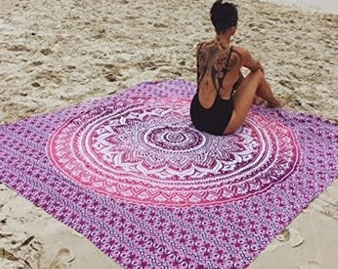 Unisex Mandala Wall Tapestry Bowlift